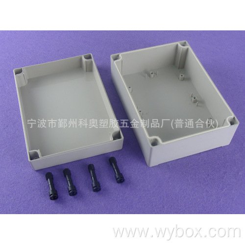 Junction box waterproof abs box plastic enclosure electronics plastic waterproof enclosures PWE430 with size 180*130*76mm